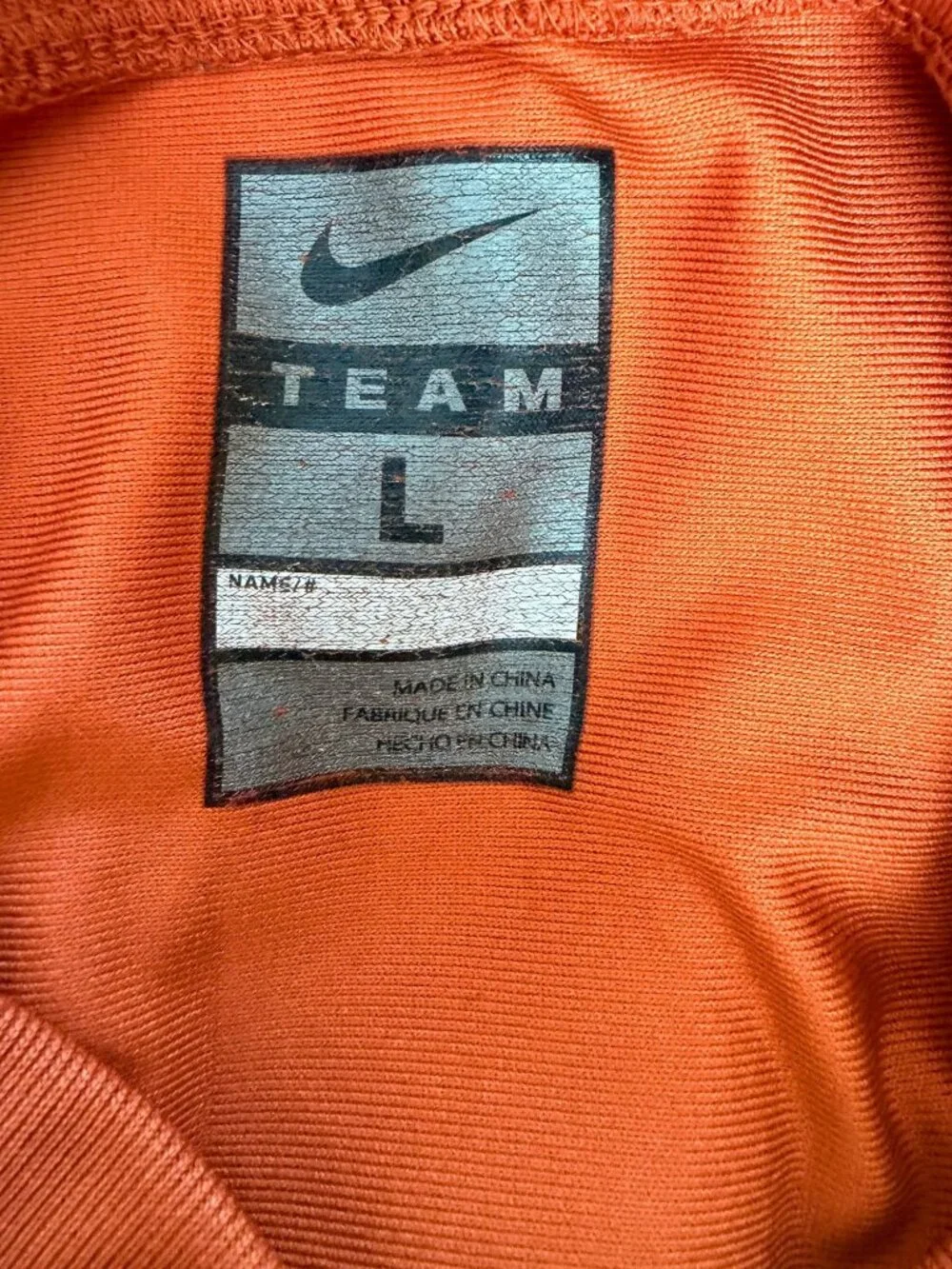 Nike Texas Longhorns Football Jersey Kids Size Large Burnt Orange